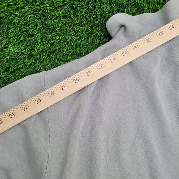 Vintage 80s MOD Sweatshirt Large 23x27 Gray - Picture 3 of 13